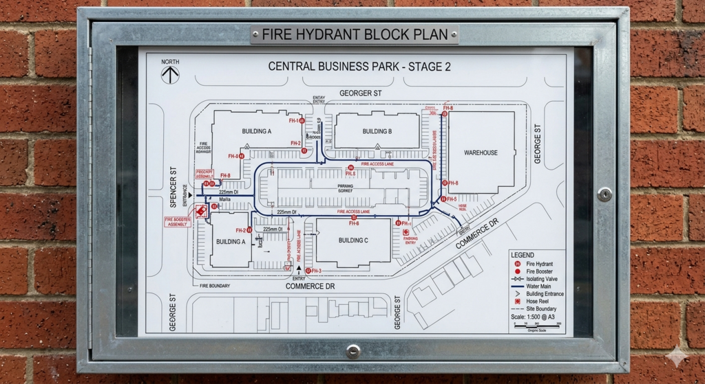 hydrant block plan