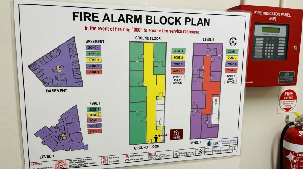 fire alarm block plan